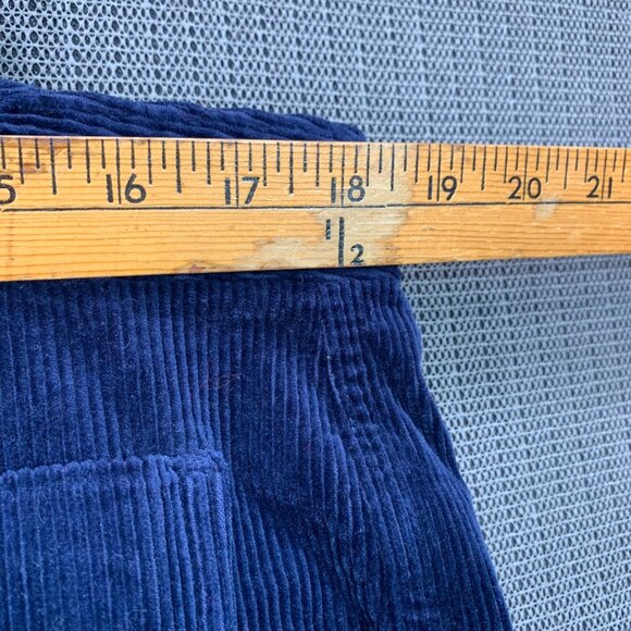 Free Assembly Navy Corduroy Flare Pants Size 18 - Picture 7 of 10